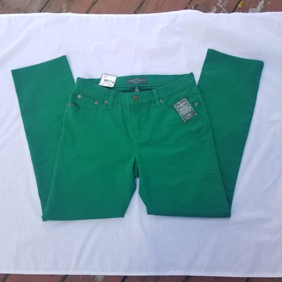 Ralph Lauren Denim - NWT Ralph Lauren Rare  8p green jeans straight